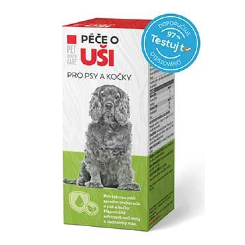 Péče o uši pro psy a kočky 50ml PHC
