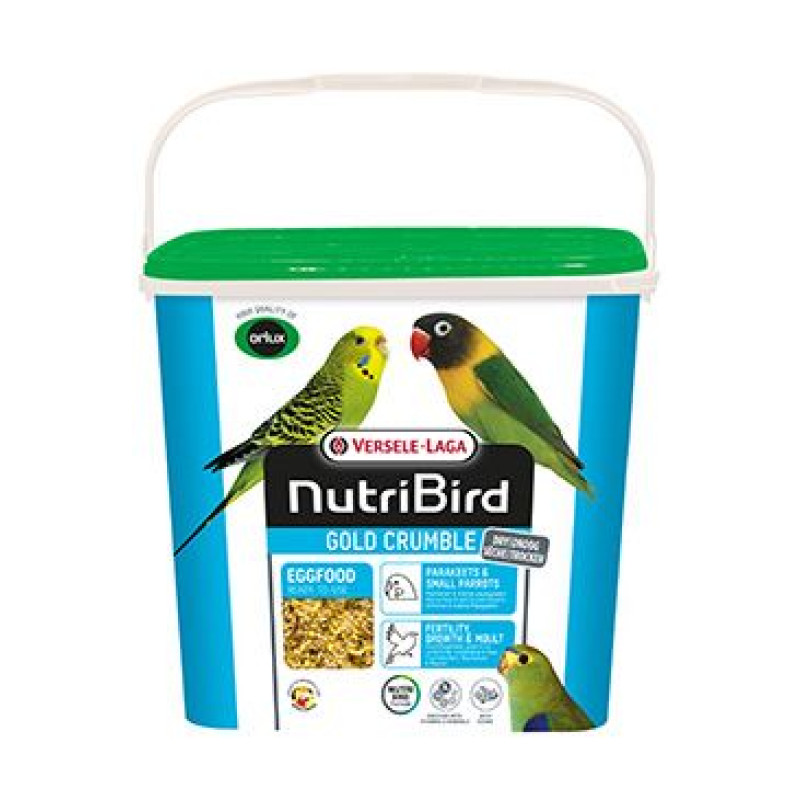 VL Nutribird Gold Crumble Parakeets&Small Parrots 4kg