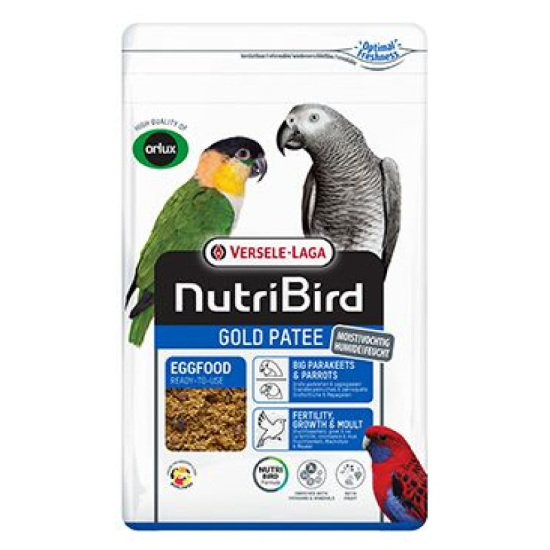 VL Nutribird Gold Patee Big Parakeets&Parrots 10kg