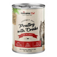 Chicopee Cat konz. Gourmet Pot Poultry&Crabs 195g