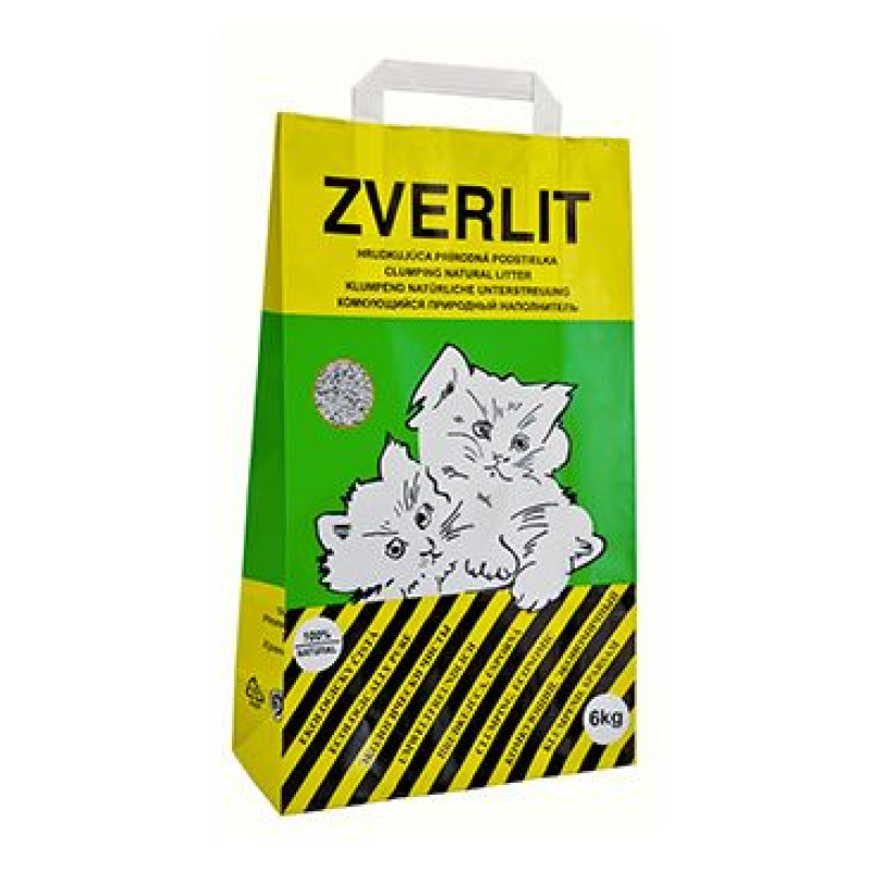 ZVERLIT zelený hrubá Podestýlka kočka 6kg
