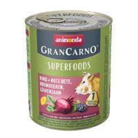 Animonda pes GRANCARNO konz. Superfoods hovězí 800g