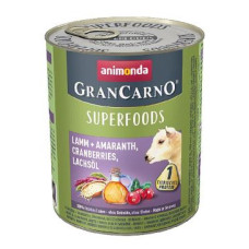 Animonda pes GRANCARNO konz. Superfoods jehněčí 800g