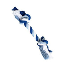 Hračka pes Uzel bavlněný 36cm/210g modrá/bílá HipHop