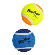 Hračka pes Tenisový míč plněný,plovoucí 6,5cm HipHop