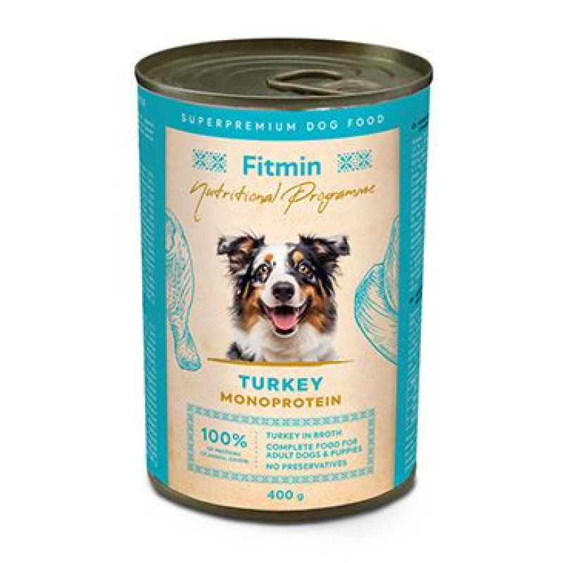 Fitmin dog NP konz. krůtí 400g