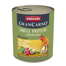 Animonda pes GRANCARNO konz. Superfoods kuřecí 800g