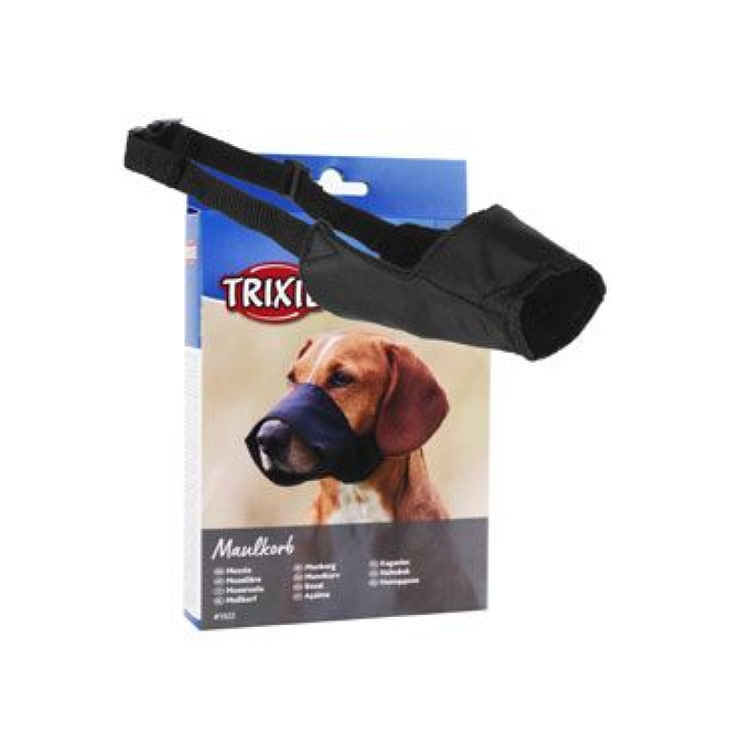 Náhubek fixační pes XXS 12cm/4,3cm černá TR