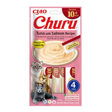 Churu Cat Senior 10+ Tuna with Salmon Recipe 4x14g