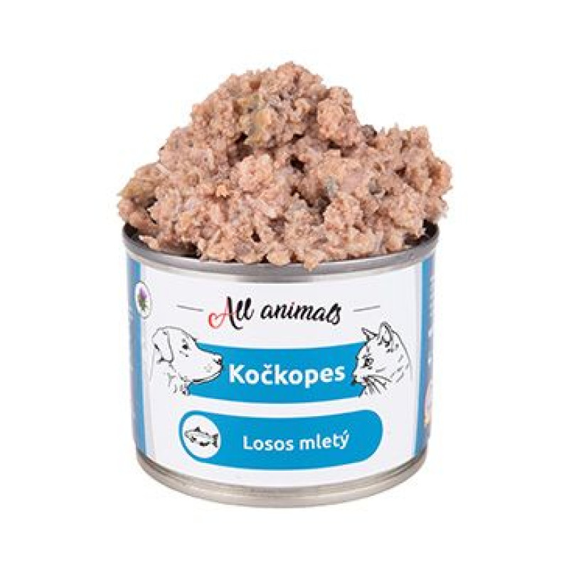 All Animals kočkopes Losos mletý 200g