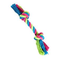 Hračka pes Uzel bavlněný 36cm/210g růžová/modrá HipHop