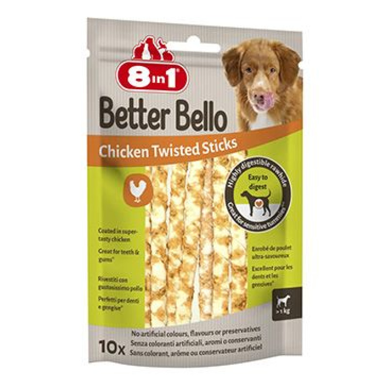 Pochoutka 8in1 Better Bello Chicken Sticks 60g/10ks