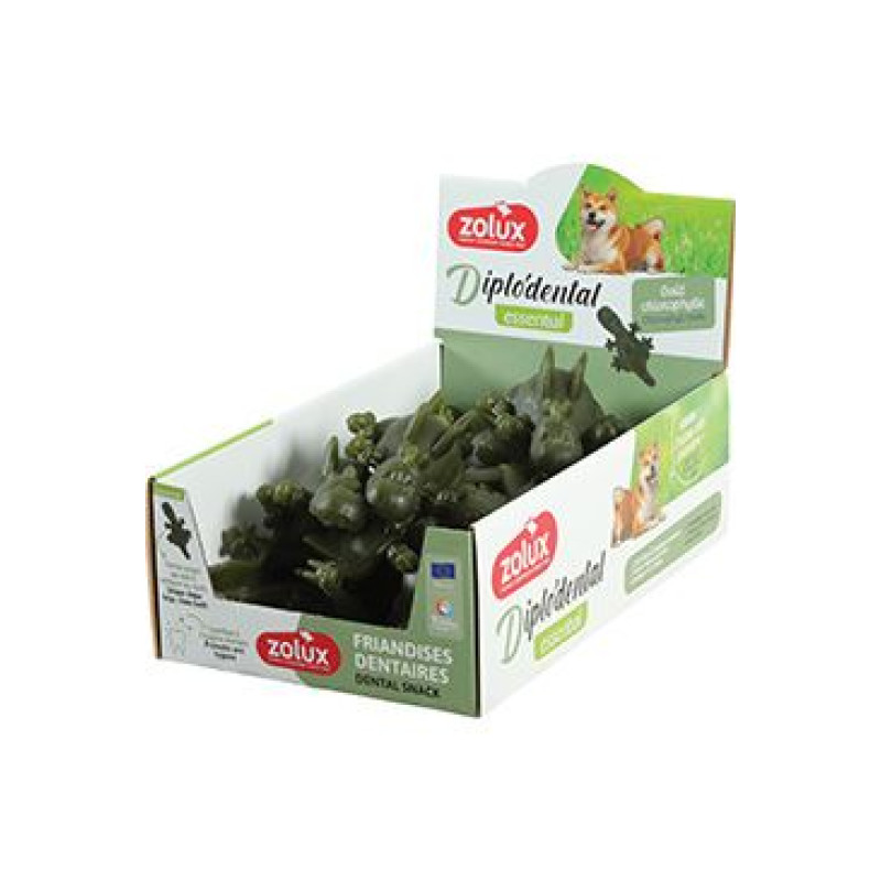 Pochoutka DIPLODENTAL dinosaurus L chlorofyl 14ks Zolu