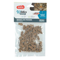 Pochoutka kočka WILDIES rybí sušenky 50g Zolux