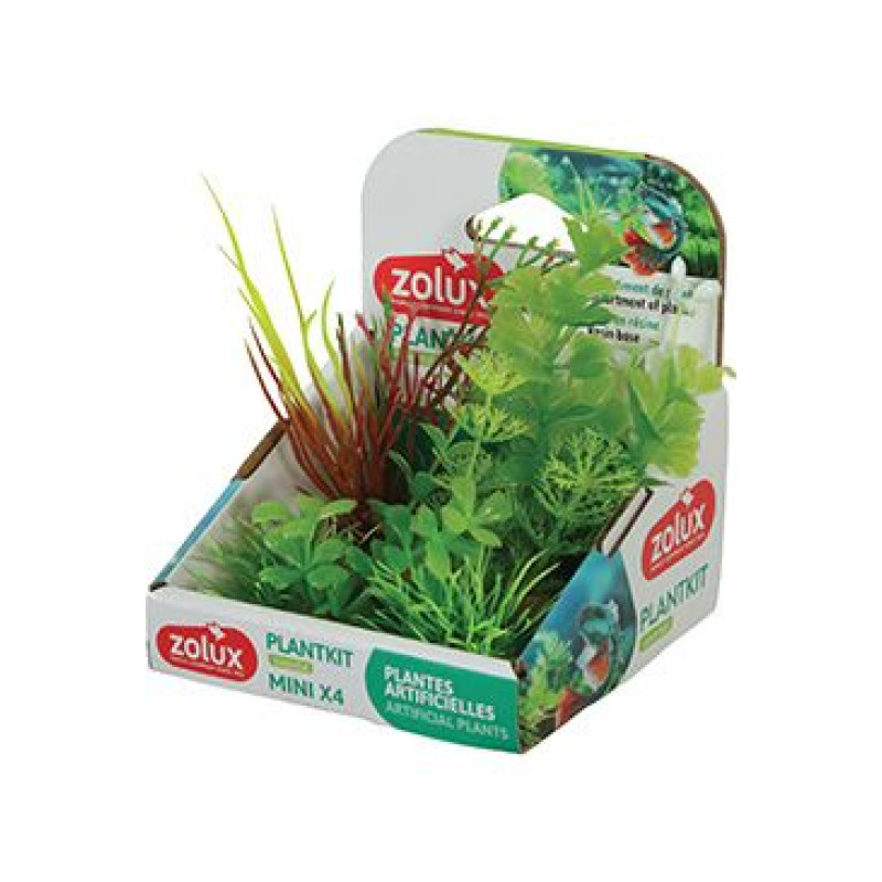 Rostliny akvarijní PLANTKIT 2 sada MINI 4ks Zolux