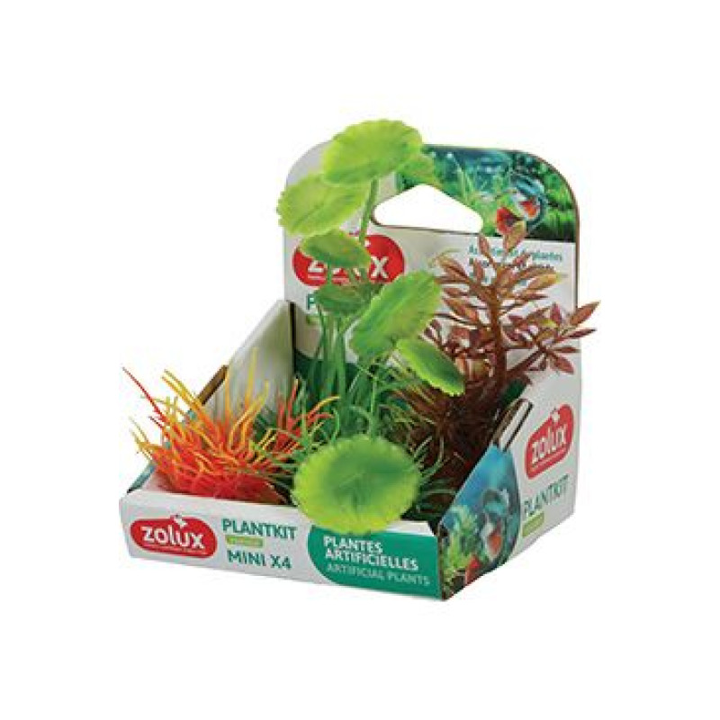 Rostliny akvarijní PLANTKIT 3 sada MINI 4ks Zolux