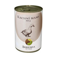 BOHEMIA MASO Kachní maso ve vlastní šťávě 400g