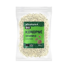Allnature Konopné semínko loupané BIO RAW 250g