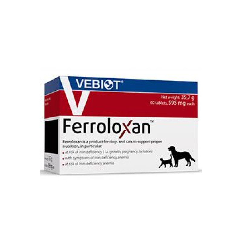Ferroloxan pro psy a kočky 60tbl