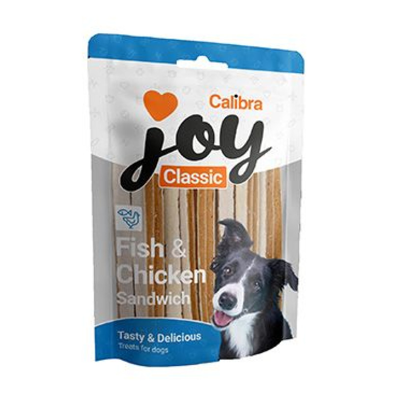Calibra Joy Dog Classic Fish&Chicken Sandwich 250g NEW