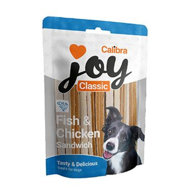 Calibra Joy Dog Classic Fish&Chicken Sandwich 500g NEW