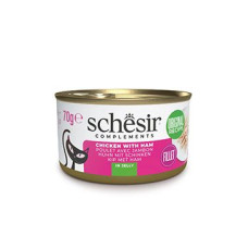 Schesir Cat konz. Adult kuře/šunka 70g