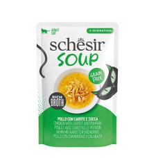 Schesir Cat kapsa Adult Soup kuře/mrkev/dýně 40g