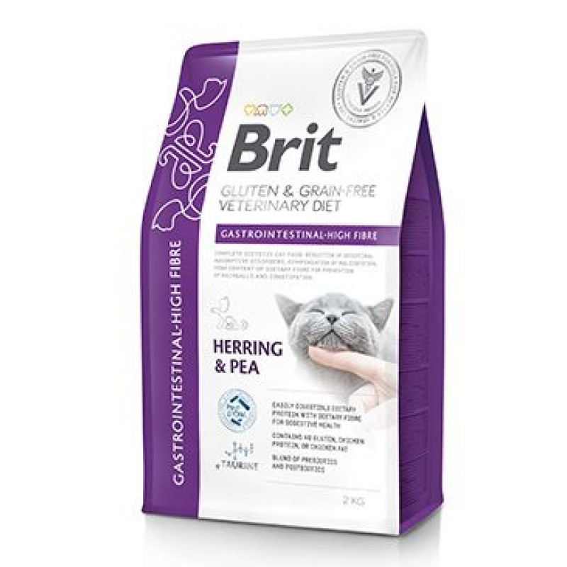 Brit VD Cat GF Gastrointestinal High Fibre 2kg