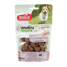 Pochoutka pes CANDIES Mini srdíčka vápník 150g Zolux