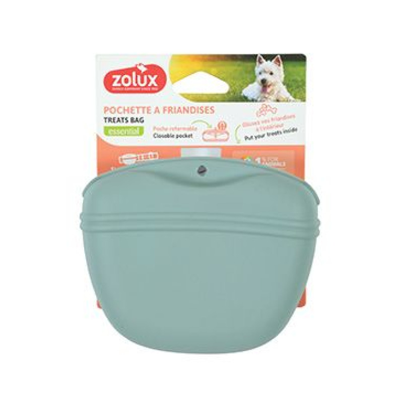 Kapsička na pamlsky SILIKON tyrkysová Zolux