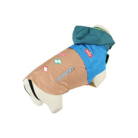 Obleček pláštěnka pro psy VINTAGE modrá 25cm Zolux