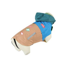 Obleček pláštěnka pro psy VINTAGE modrá 25cm Zolux