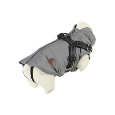 Obleček bunda pro psy S POSTROJEM černá 45cm Zolux