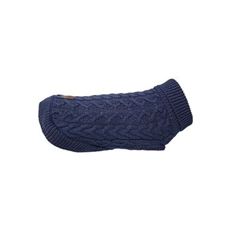 Obleček svetr rolák pro psy ŽAKÁROVÝ 45cm modrá Zolux