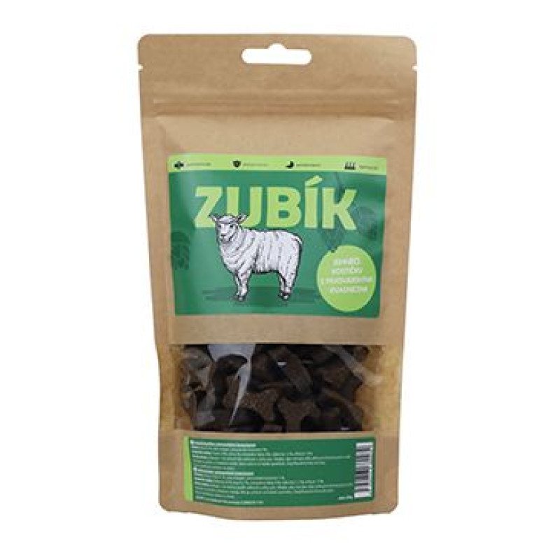 Pochoutka ZUBÍK Jehněčí kostičky s pivov. kvasnic 200g
