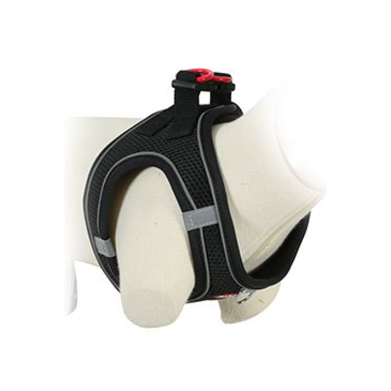 Postroj pes Síťový černá M Zolux