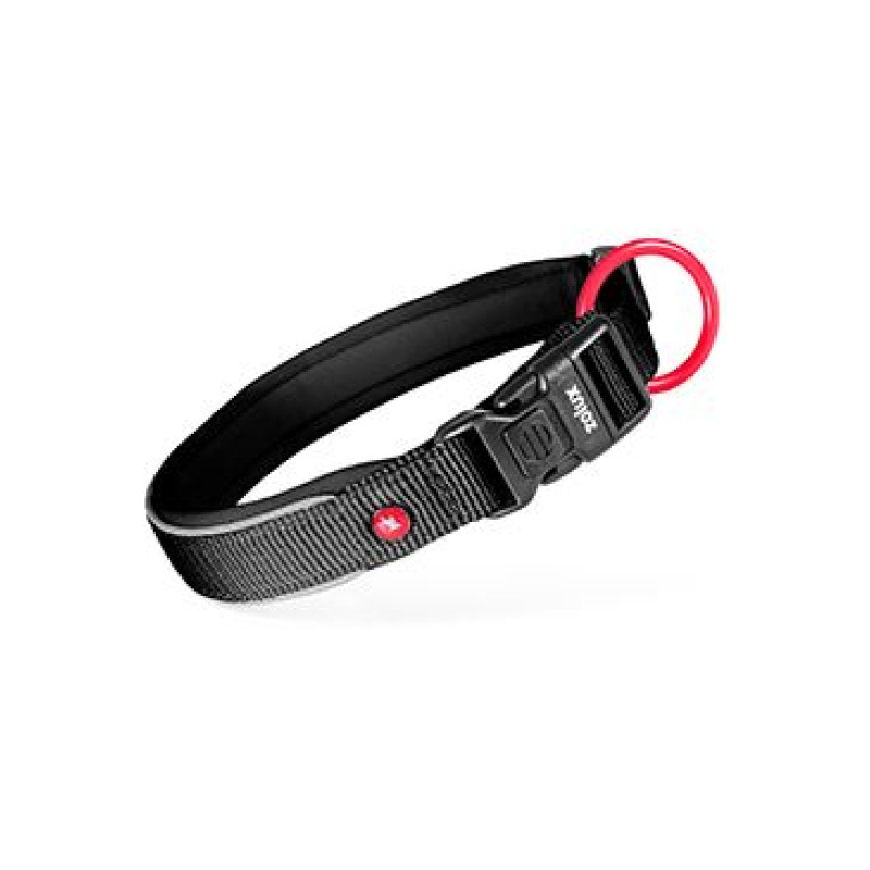 Obojek pes PREMIUM nylon 25mm/45-50cm černá Zolux