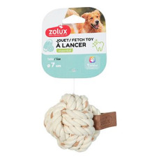 Hračka pes LEATHER TOUCH Míč 7cm Zolux