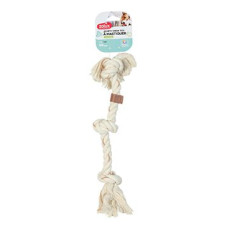 Hračka pes LEATHER TOUCH Uzel 44cm Zolux