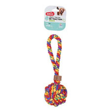 Hračka pes RAINBOW Míček 9,5cm Zolux