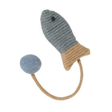 Hračka kočka GRIBOUILLE Ryba šedá Zolux