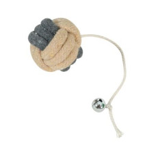 Hračka kočka GRIBOUILLE Míč s rolničkou šedá Zolux