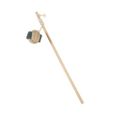 Hračka kočka GRIBOUILLE Udice s míčkem šedá Zolux