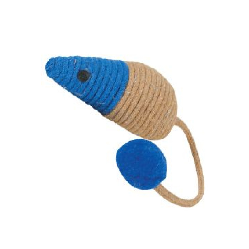 Hračka kočka GRIBOUILLE Myš modrá Zolux