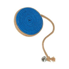 Hračka kočka GRIBOUILLE Svitek s rolničkou modrá Zolux