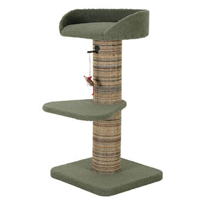 Škrabadlo BOREAL kočičí strom 95/17cm zelená Zolux