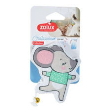 Hračka kočka CHATOUILLE Myška s puntíky Zolux