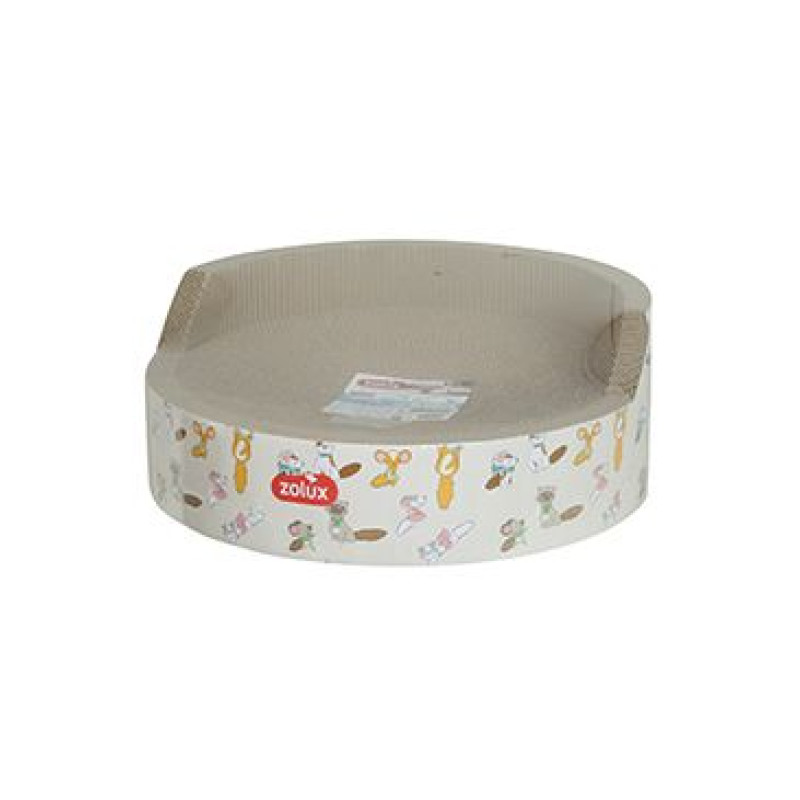 Škrabadlo CHATOUILLE Lepenkové kulaté Zolux