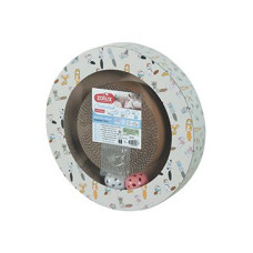 Škrabadlo CHATOUILLE Lepenkové kulaté s míčky Zolux