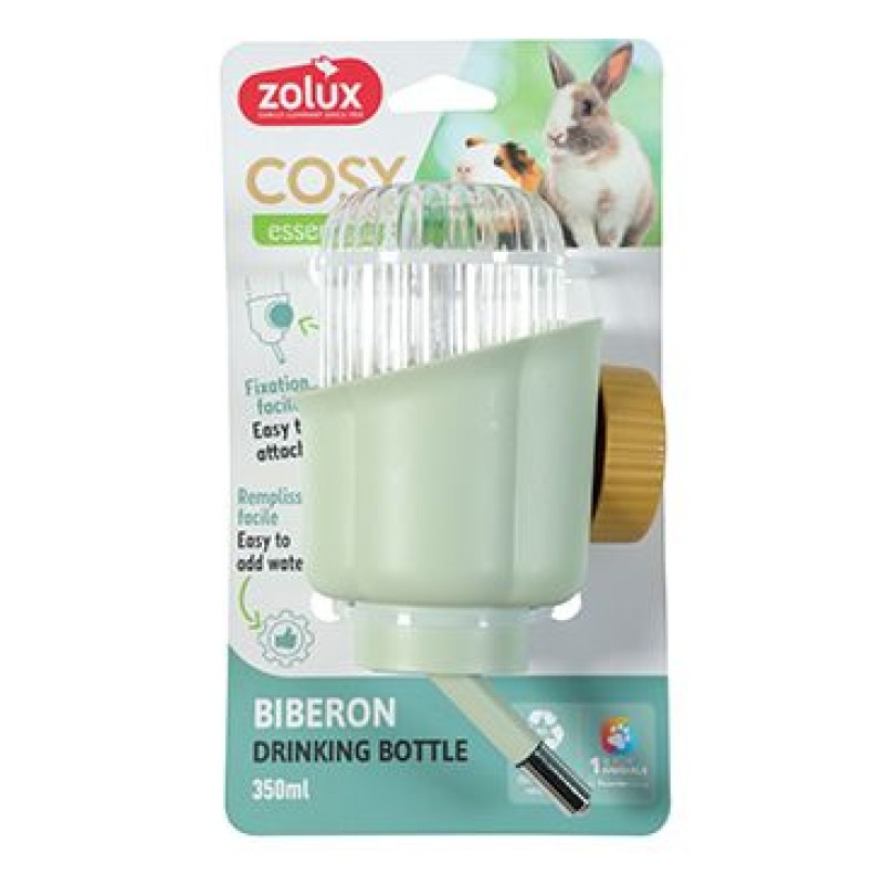 Napáječka hlodavec COSY květina 350ml zelená Zolux